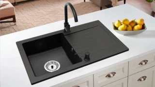 Chiuveta bucatarie granit venus negru termek
