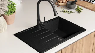 Chiuveta bucatarie granit milano 780 grafit termek
