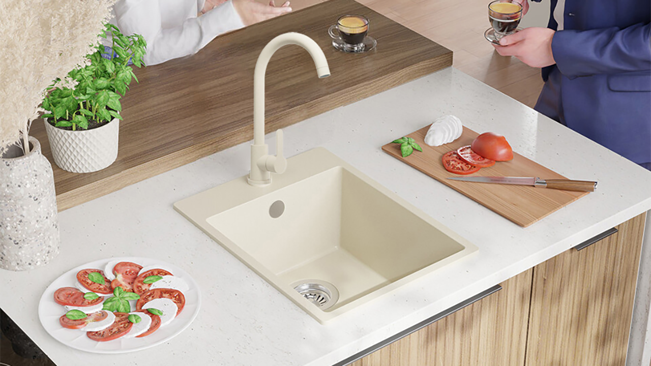 Chiuveta bucatarie granit Riga bej