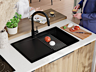 Chiuvete bucatarie granit cu o cuva 320x240
