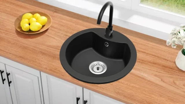 Chiuveta bucatarie granit demetra cu baterie cadou 2 negru 768x432 640x360.webp